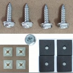 License plate self-tapping screws