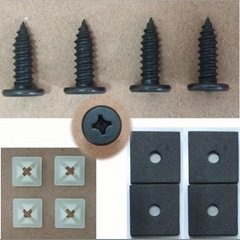 License plate self-tapping screws
