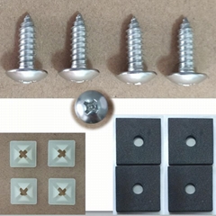 License plate self-tapping screws