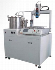Desktop type screw pump glue filling machine