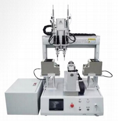 Four-axis servo lock screw machine (A-axis rotation)