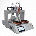 Front and rear six-axis locking screw machine