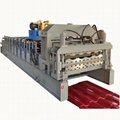 Double layer roof tile making forming machine,Roll Forming Machine