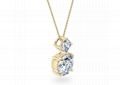 Necklace diamond pendant VVS carats 2