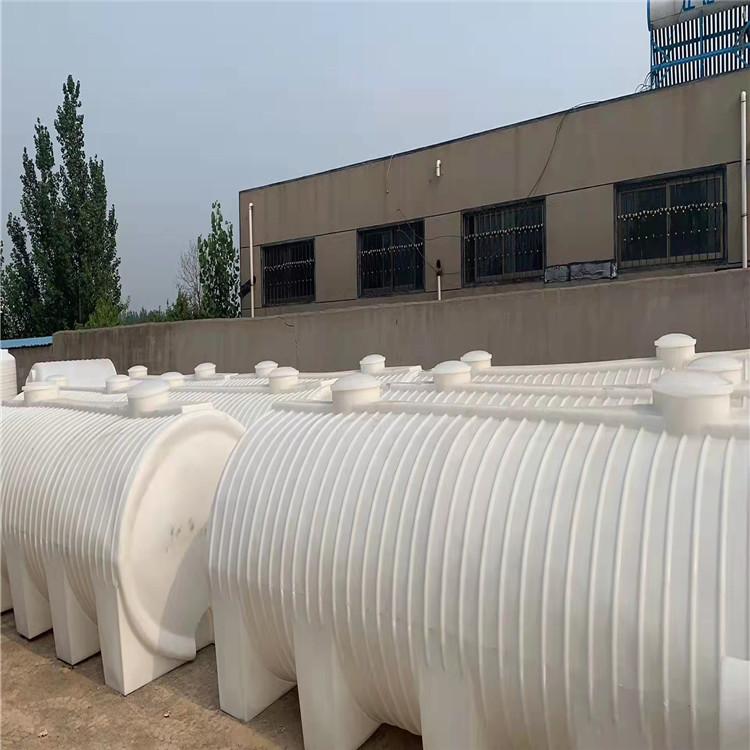 塑料加厚卧式牛筋水塔pe大容量储水罐柴油箱车载10/20化粪桶