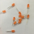 F5橙發橙高亮發光二極管現貨供應直插式LED燈珠加工批發