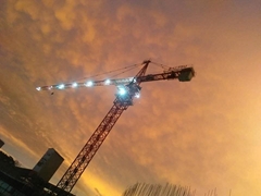 Topkit Tower Crane With Jib length 60m, Maxium Capacity 10ton,HUH height 60m