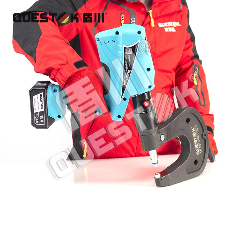 母線槽鋁合金蓋板自穿刺鉚接，母線槽鋁合金蓋板SPR鉚接機 2