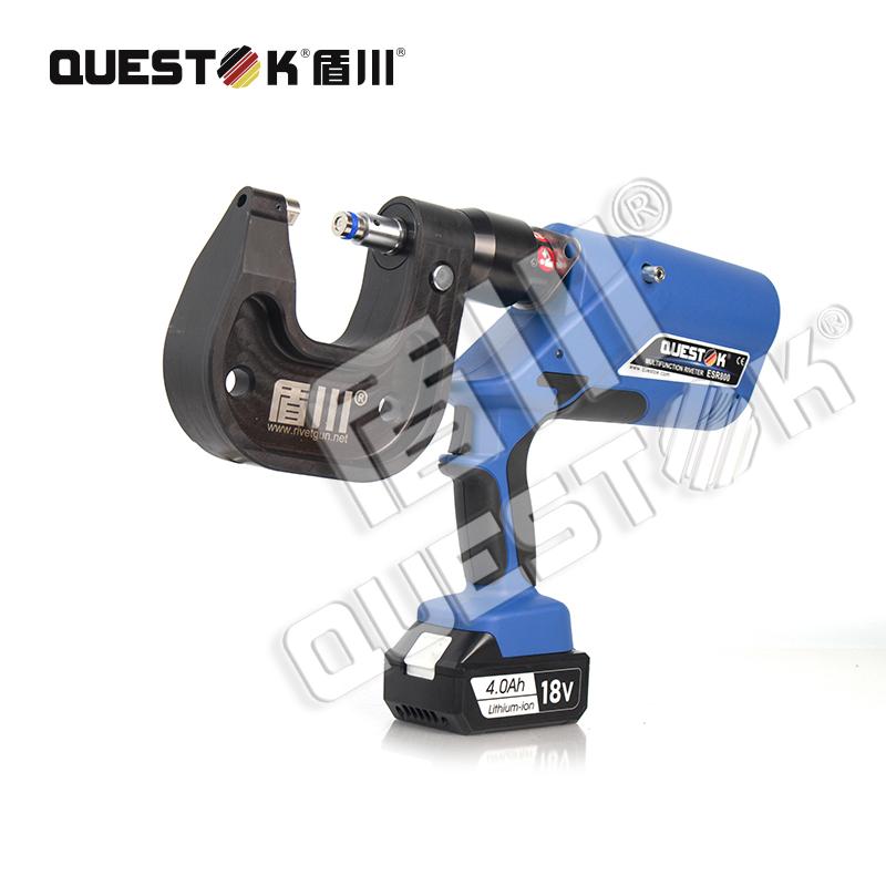 QUESTOK盾川擋煙垂壁無鉚釘鉚接，擋煙垂壁電動鉚接機 2