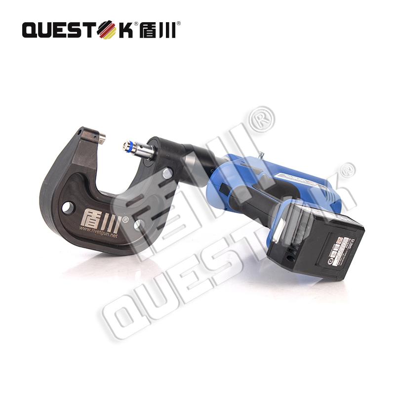 QUESTOK盾川挡烟垂壁无铆钉铆接，挡烟垂壁电动铆接机 3