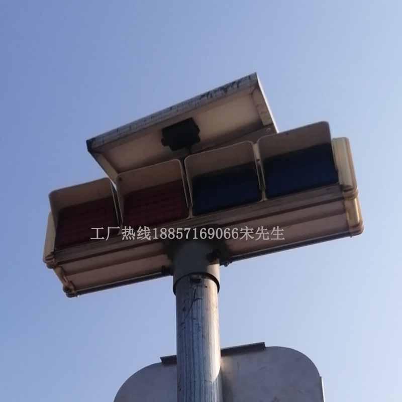 太阳能爆闪灯 红蓝爆闪警示灯厂家 2