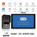 GYVDP 4线 1080P 可视对讲门铃 