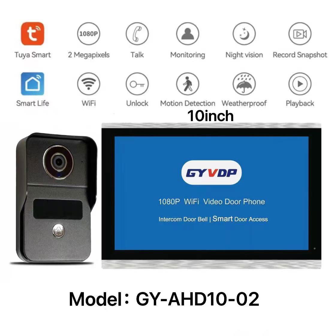 GYVDP 1080P 4Wires Video doorphone  2