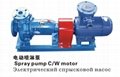Spray pump C/W motor
