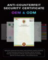 Custom Gold Certificate Security Paper A4