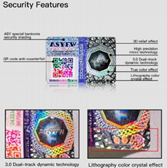 Manufacture Verification System Anti-counterfeiting Holographic Label Sticker