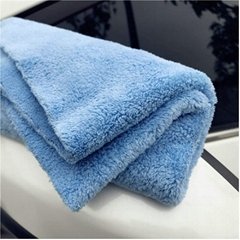 超聲波切邊珊瑚絨加厚擦車毛巾超細纖維洗車毛巾