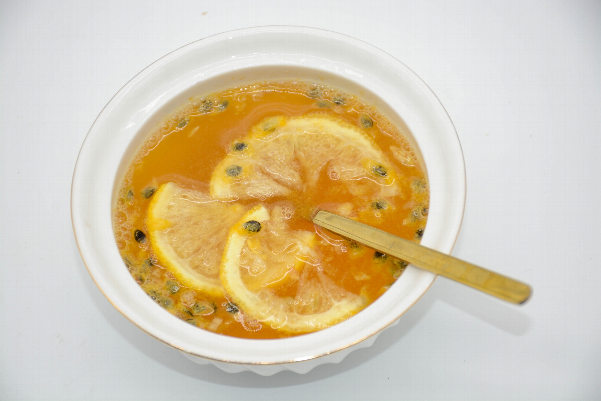 Wholesale high quality Freeze Dried Passion Fruit Lemon Green Tea Drink 3