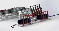 Horizontal Movable Glass Rack