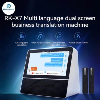 RK-X7 Multi-Language Dual Screen Translator 