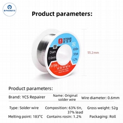 YCS No-clean Solder Wire for Motherboard Welding RepairYCS No-clean Solder Wire 