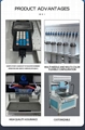 Twelve color dispensing machine