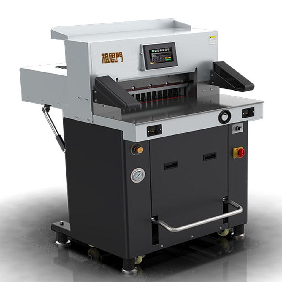 相思门X-H690液压程控切纸机 2