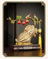 Persimmon Ruyi Peanut Decoration Persimmon Living Room TV Wine Cabinet