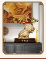 Persimmon Ruyi Peanut Decoration Persimmon Living Room TV Wine Cabinet 5