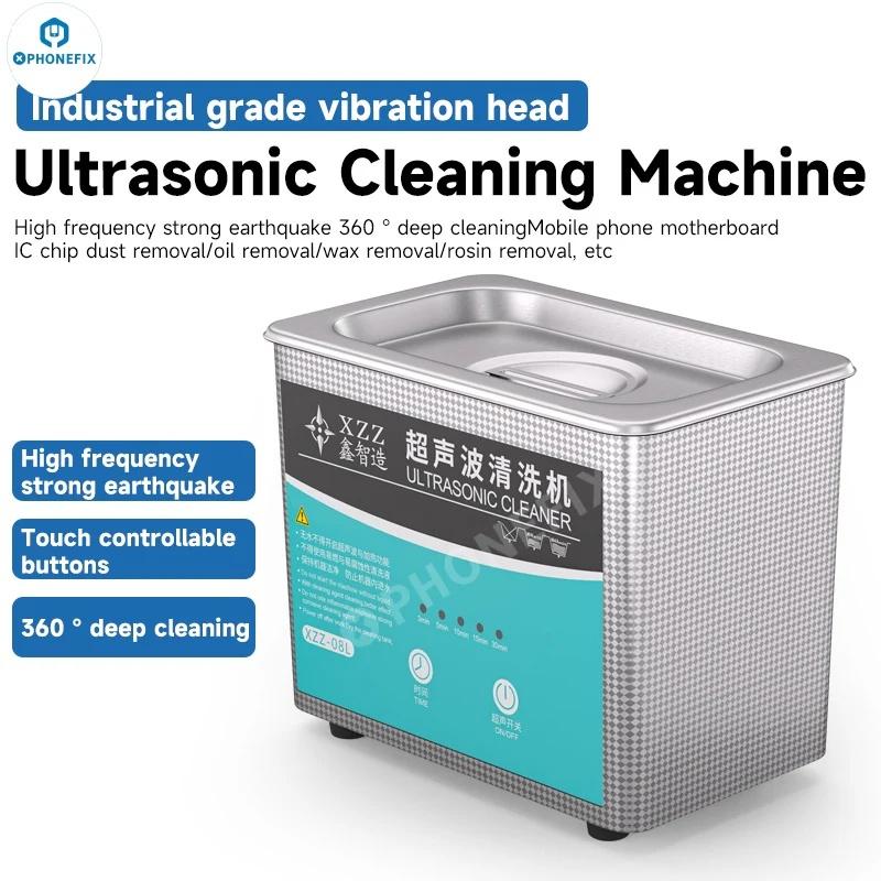 XZZ-08L Ultrasonic Cleaner Deep Cleaning Phone Camera PCB CPU Glasses 5