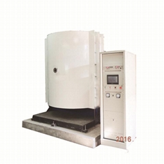 Evaporation coating machine for metallized aluminum plating of plastic products