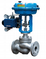 Pneumatic/Electric Controlled Regulating Metallic Globe Valve 1