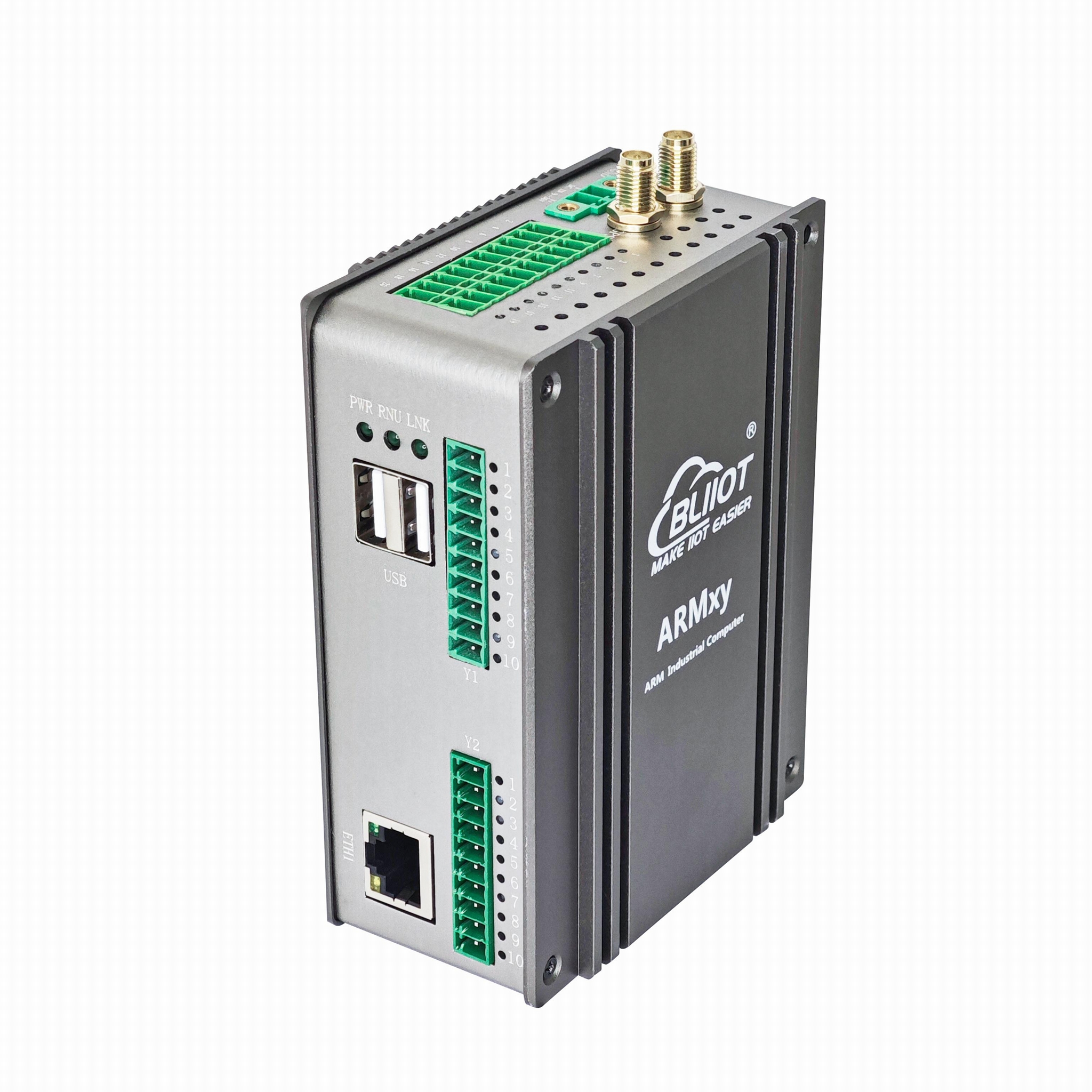 T113-i Dual-Core Cortex-A7 Industrial Edge Computer ARM Series with  RS485 DI DO