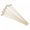 Rattan stick with wood bead 3