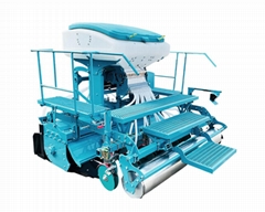 12 Rows Seeding Fertilizing Machine with Rotavator, Disc Harrow and Land Roller