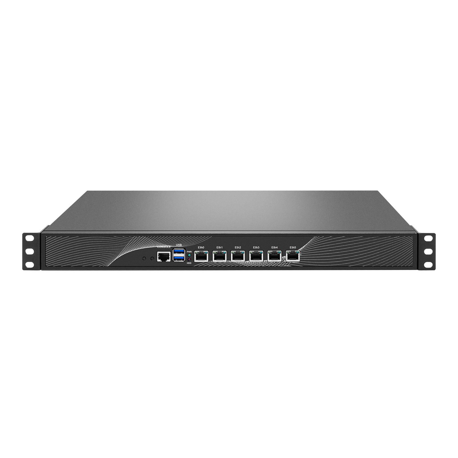 1U Rackmount 6Gbe LAN Firewall PC pfSense Router 2