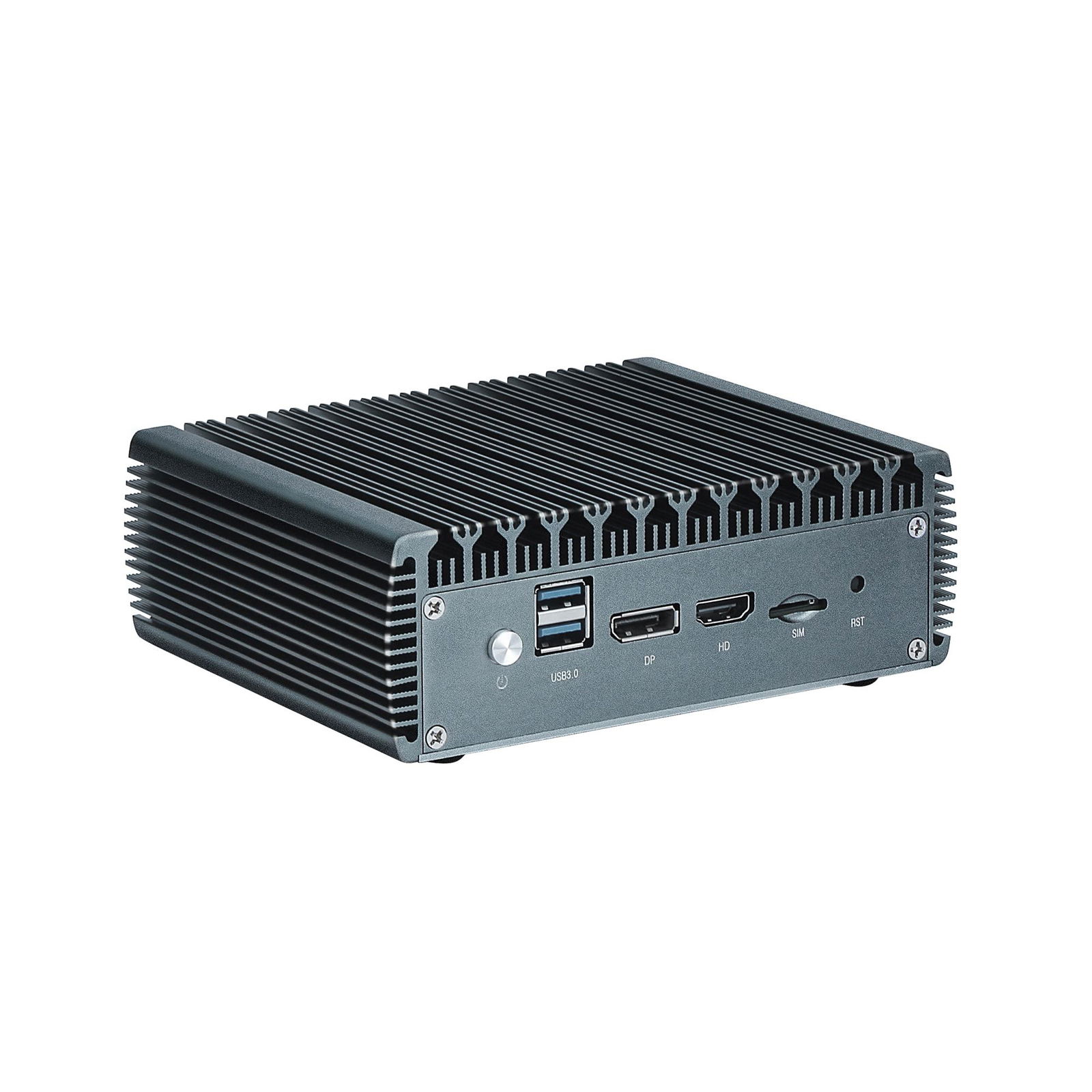 Quad Core J4125 Fanless Mini Thin Client PC 4 Gigabit LAN Firewall Router 4