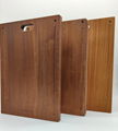 Wooden Cutting Board for Kitchen Serving Board with Juice Groove Side Handle