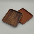 Wooden Plate Fruit Plate Saucer Tea Tray Snack Plate