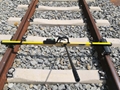 Railway saving back tool for measuring