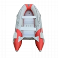 3.3m inflatable PVC foldable fishing boat rowing boat 2