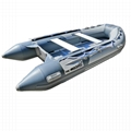 3.3m inflatable PVC foldable fishing boat rowing boat 5
