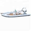 7.6m fibreglass boat inflatable boat fishing yacht