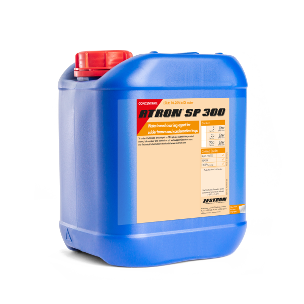 德国ZESTRON  ATRON® SP 300用于清洗旋风器、冷凝管和焊接夹具的水基清洗剂