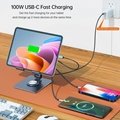 Antscare 360degree Rotatable 7-in-1 Ergonomitablet stand with USB C hub docking 