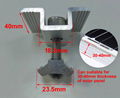 solar mid clamps solar panels mounting brackets end clamps