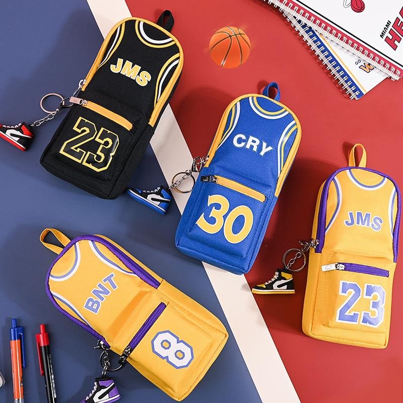 New Arrival Pencil Bag Pencil Case for Boys Basketbal Design 2