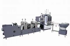 Automatic Non Stop Turret Rewind Machine Glueless 1.5inch 38mm Rewind Air Shafts