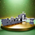 Environment-Friendly Labor Saving No Glue Glueless Full Auto Non Stop Turret