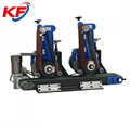 Double machine position flat belt sander polishing machine good quality 5